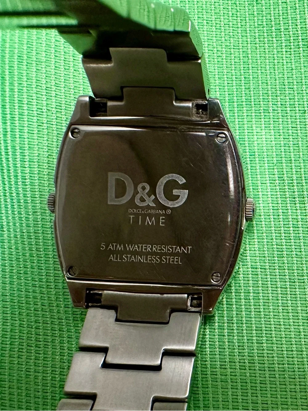 D&G Dual-Time Stainless Steel Watch - Silver